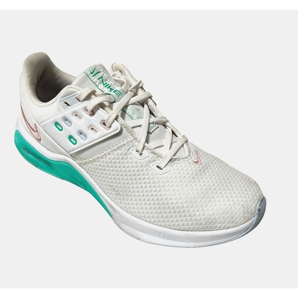 Nike Air Max Bella TR 4 Womens Running Training Shoes White Pink Sneaker  8